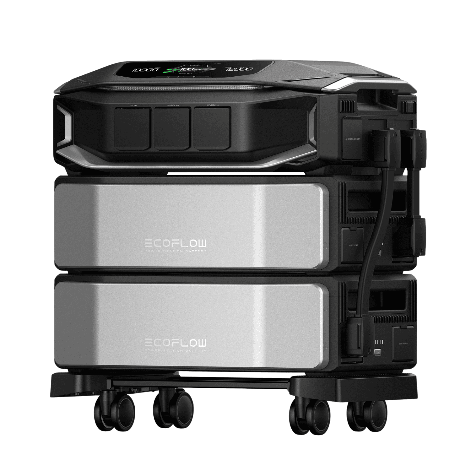 EcoFlow DELTA Pro Ultra X inverter with two battery modules